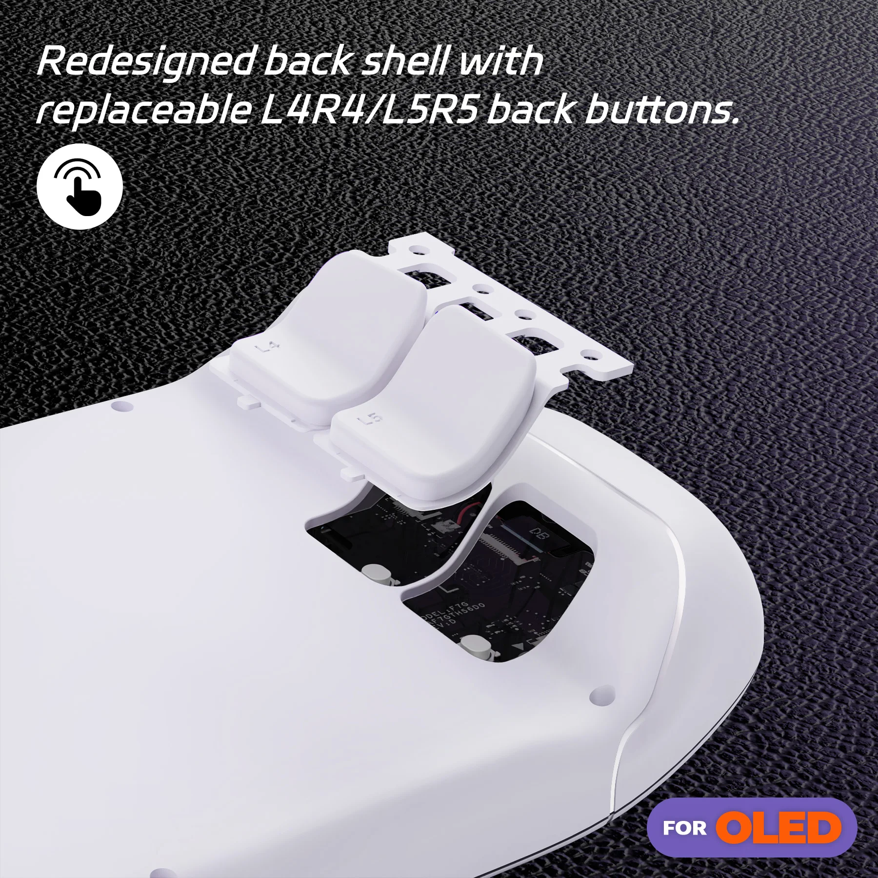 eXtremeRate Carcasa Repuesto Switch OLED – Botones Vapor - imagen 3