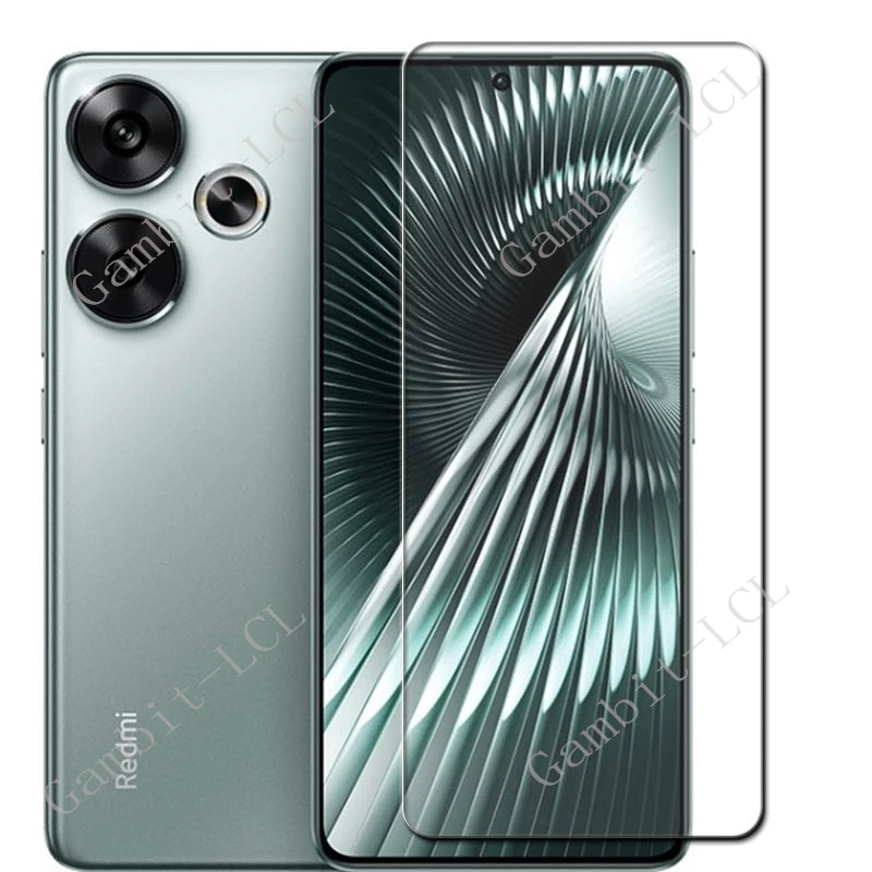 Protector de pantalla de vidrio templado para Xiaomi Redmi Turbo 3, de pantalla de película protectora 6,67 ", 9H, 3 unidades - imagen 2