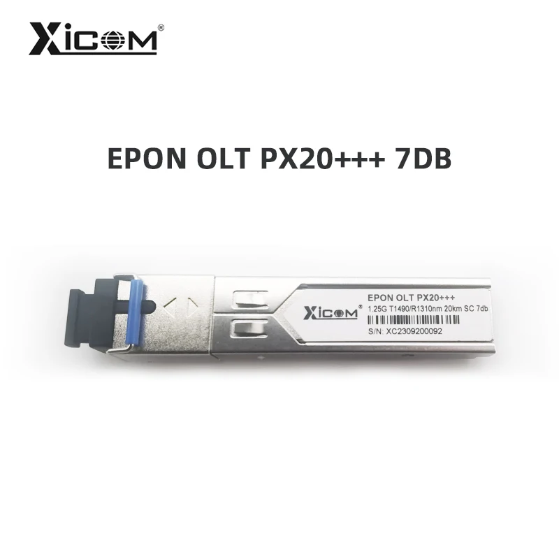 EPON GBIC PX20+++ Módulo PON de fibra óptica 20KM 1,25G Puerto SC 7/8/9db, compatible con BDCOM TPLINK Ubiquiti HIOSO VSOL Think - imagen 3