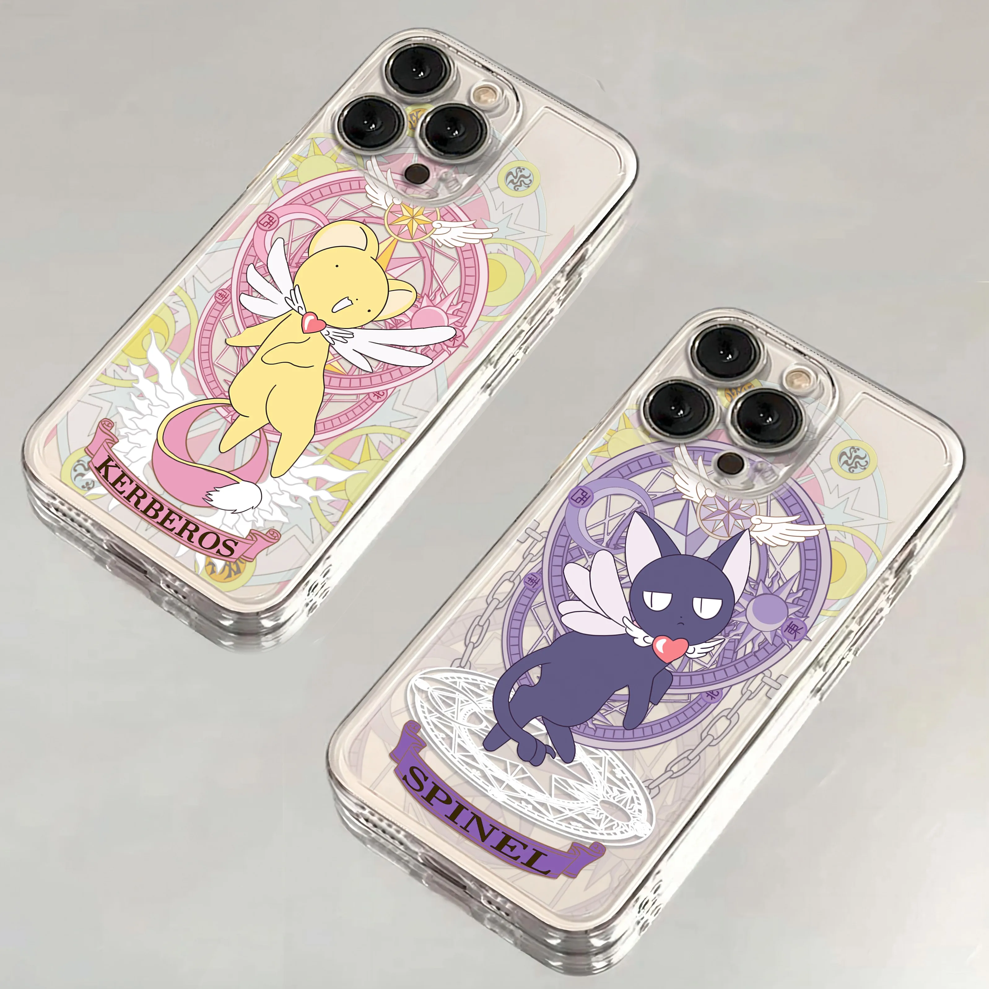 Cardcaptor Sakuras Anime funda transparente caliente para Samsung A73 A72 A71 A55 A52 A51 A50 A35 A33 A32 A31 A30 A24 A23 A22 A13 A12 A05 5G