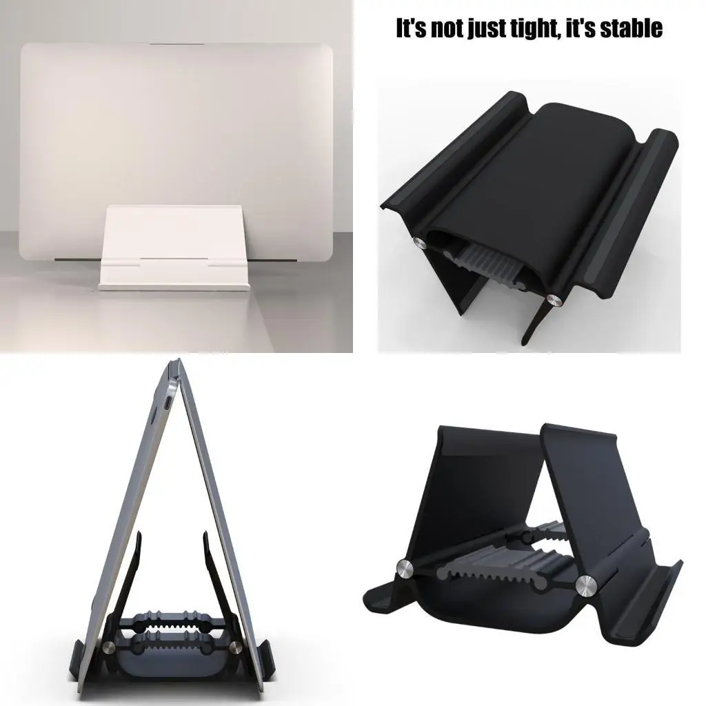 Y1UB Ajustable 3 en 1 Soporte computadora portátil vertical Desktop Notebook Dock Suptor vertical