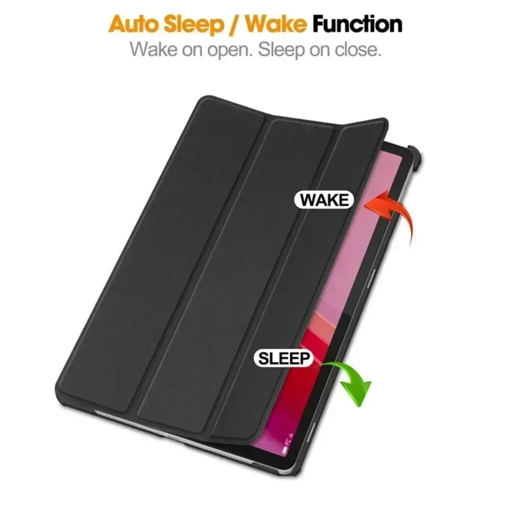 Funda para tableta inteligente Lenovo Tab M11 TB330FU TB331FC Xiaoxin Pad 2024, 11 pulgadas, soporte triplegable, funda para Xiaoxin Pad 2024 - imagen 2