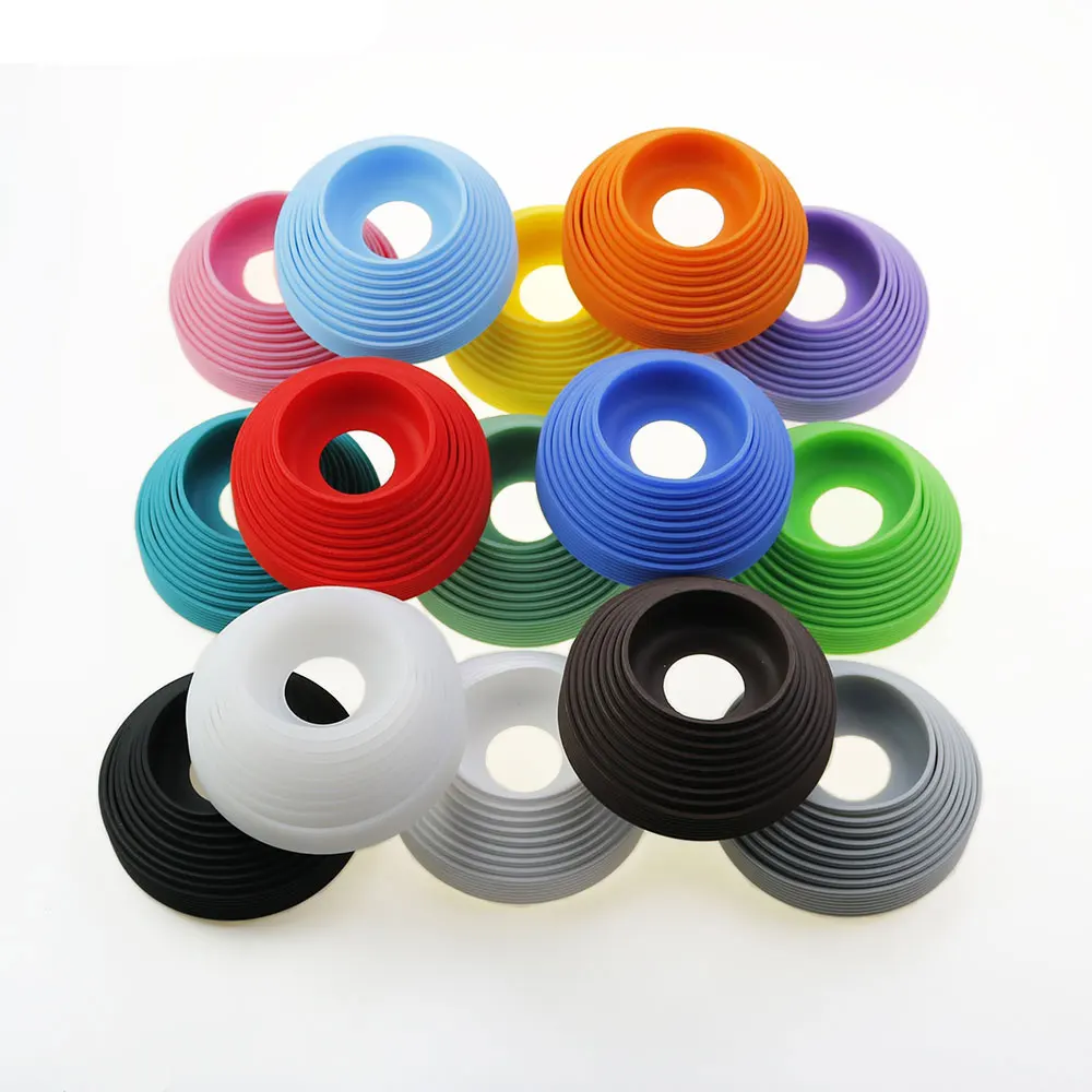 JCD-funda protectora de silicona para botella de agua, accesorio con rosca, antideslizante, 6cm - imagen 4