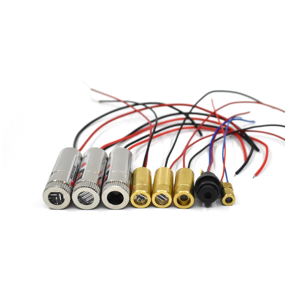 Módulo láser de línea roja de alta calidad, 5mW, 650nm, cabezal láser ajustable de enfoque, 5V, grado Industrial P0.05 - imagen 3
