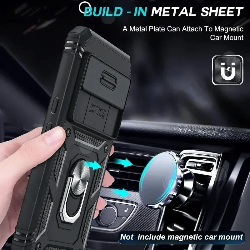 Case For Google Pixel 10 10 Pro 10 Pro XL 9 8 Pro 9A 8A Heavy Duty With Camera 360 Degree Kickstand Cover Capa Fundas - imagen 5