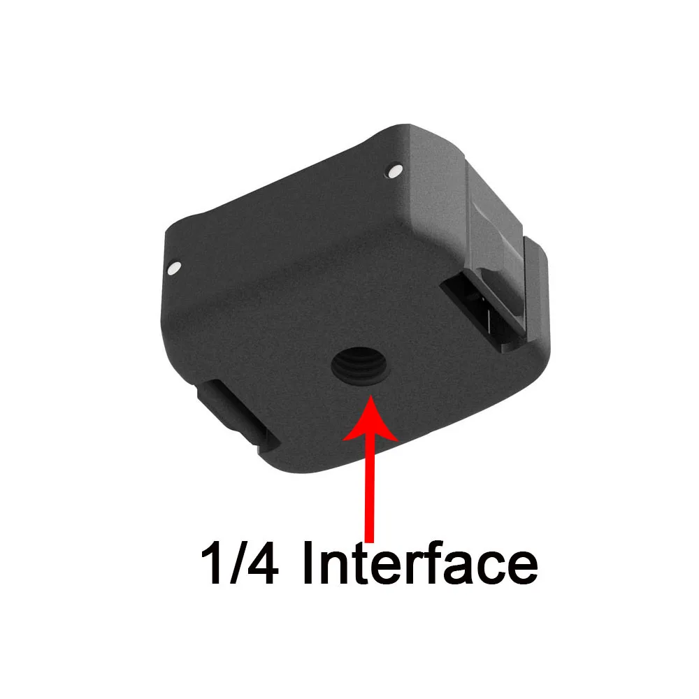 Base de carga para DJI Pocket 3 tipo C 1/4 adaptador de montaje cámara cardán portátil para DJI OSMO Pocket 3 Camra Accesorios - imagen 2
