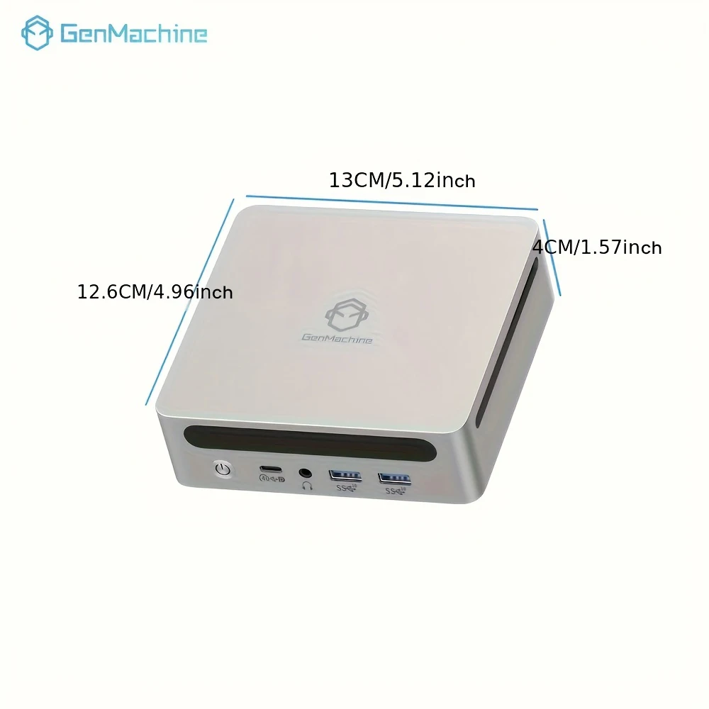 Win 11 MINI PC 6 núcleos 12 hilos 3,3 GHz hasta 4,5 GHz TDP 45W GenMachine AMD Ryzen Yi6000 6600H 7735HS 16G LPDDR5 6400Mhz RAM - imagen 3