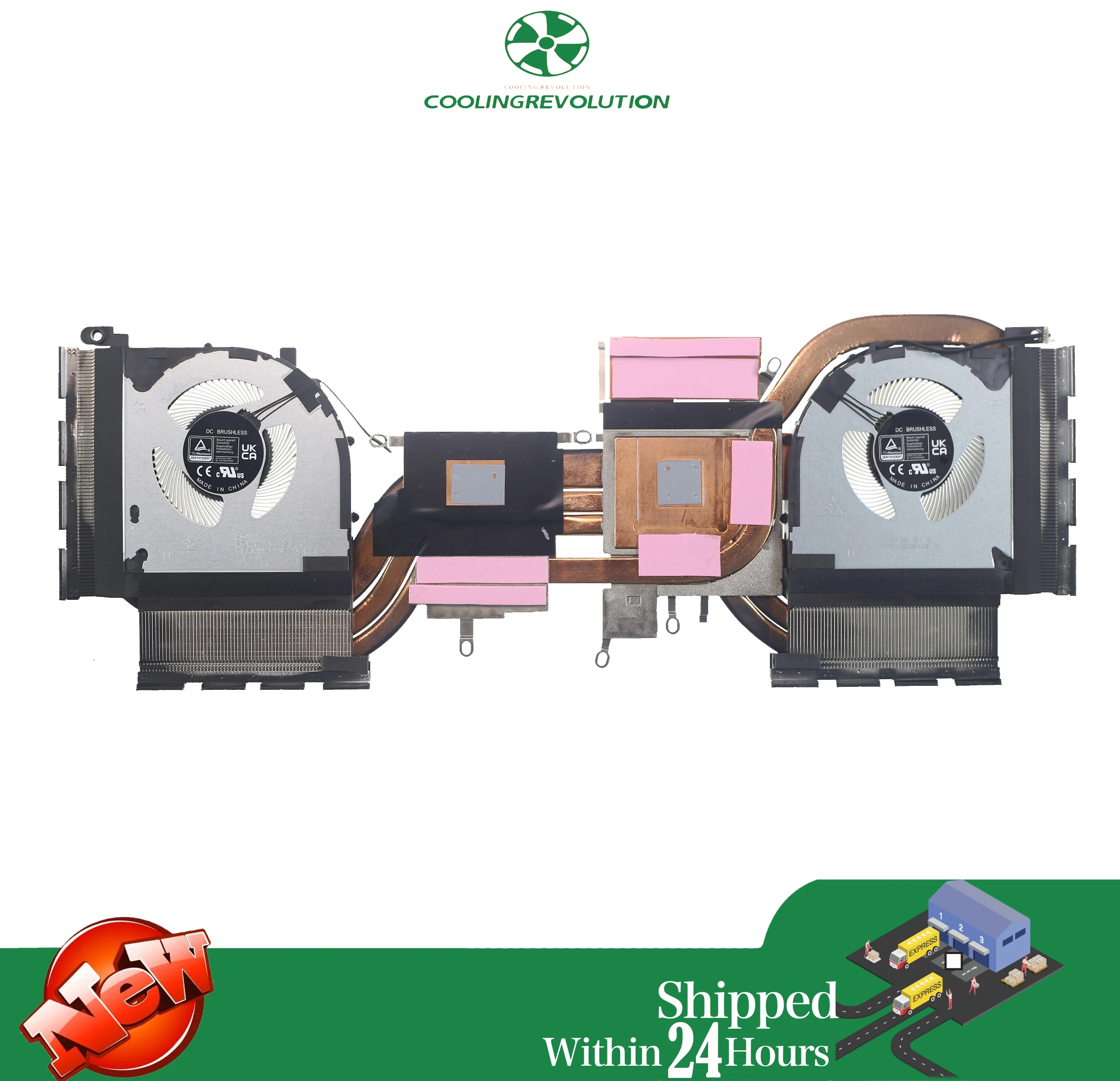 Ventilador disipador de calor para ordenador portátil, refrigeración de CPU para Legion Slim 5 5i Gen 8 16IRH8 5H40S20937 82YA 16APH8 5H40S20914 C82YA - imagen 3