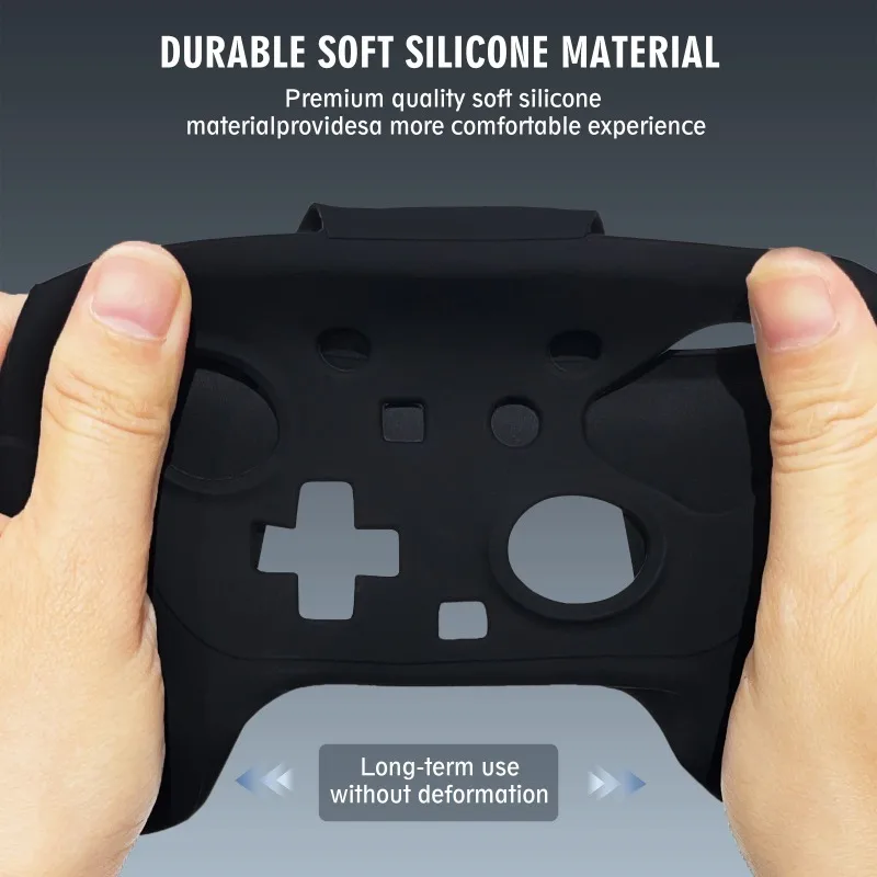 Funda protectora de silicona para Nintendo Switch 2 Pro, mando antideslizante, empuñaduras de Joystick, cubierta protectora de goma - imagen 4