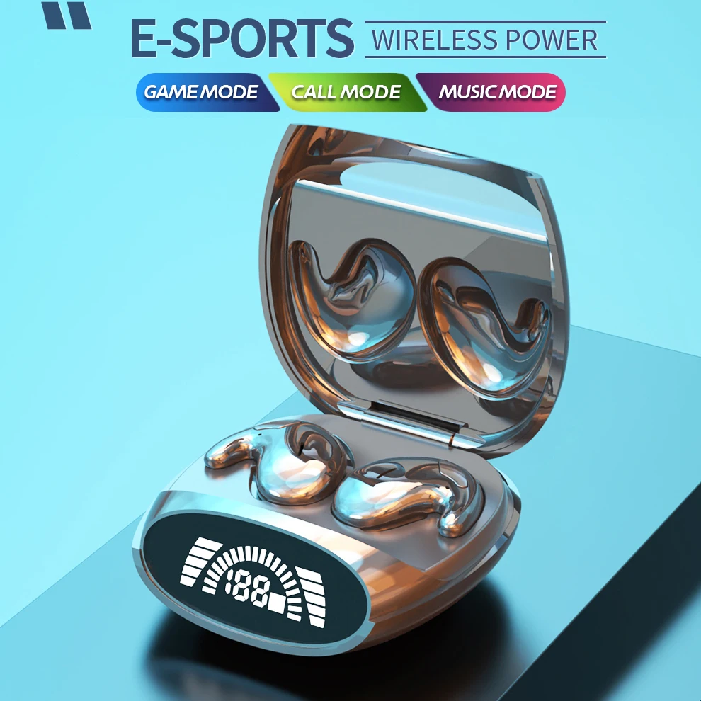 Mini auriculares invisibles para dormir, cascos pequeños ocultos con Bluetooth 5,3, auriculares inalámbricos TWS con cancelación de ruido, auriculares estéreo deportivos - imagen 4