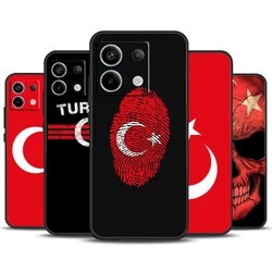 Funda Xiaomi Redmi Note con bandera Turquía anticaídas y protección