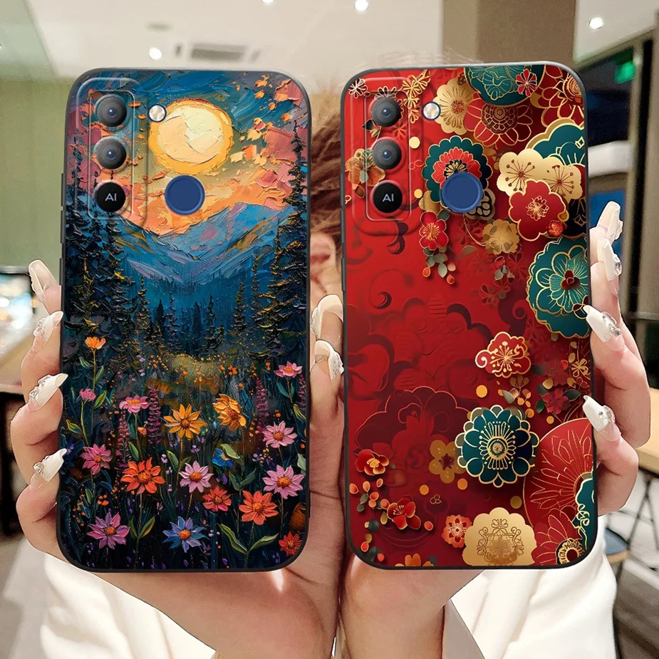 Para Tecno Pop 5 LTE funda BD4 BD4i BD4a Cool Machine funda pintada de lujo funda de teléfono suave de TPU para Tecno Pop 5 Pro Pop5 LTE Fundas - imagen 3