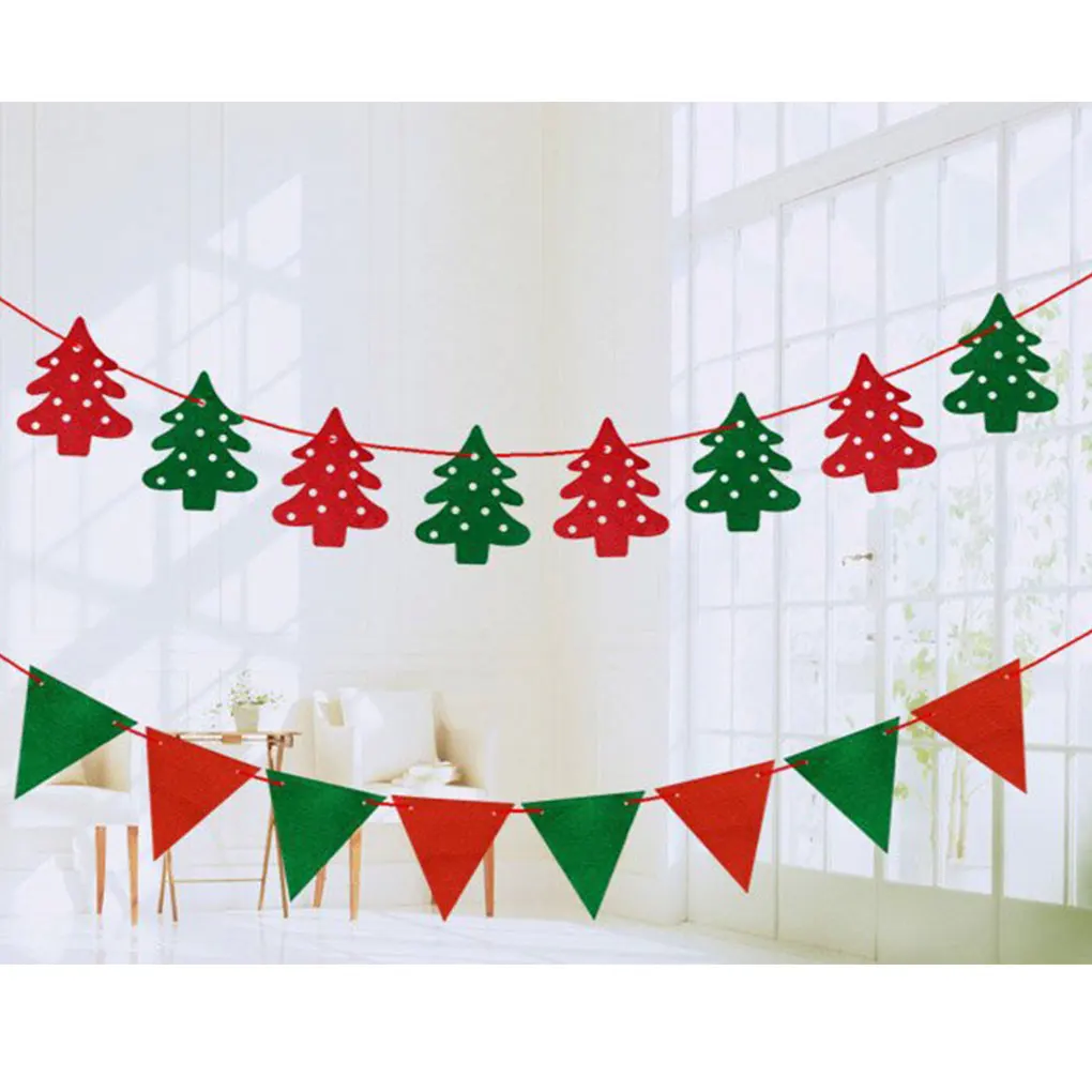 Suministros de fiesta para recordar, banderines navideños, regalos de Navidad, patrones exquisitos, letras multicolor - imagen 3