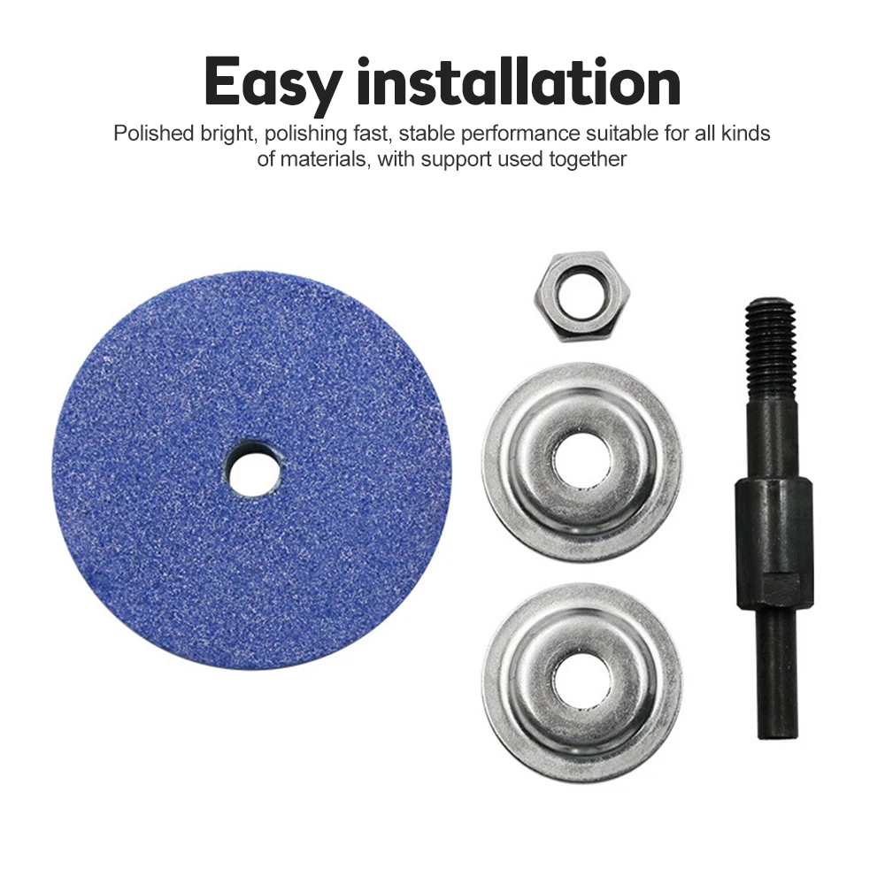 Almohadilla de pulido para muela, disco con cabeza de Metal, máquina de piedra, amoladora, herramienta giratoria, taladro eléctrico, máquina rectificadora, vástago de conexión - imagen 4