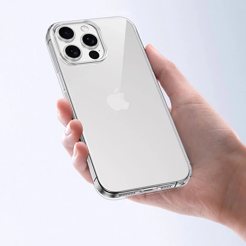 Kianghue-funda blanda de silicona Original para iPhone 17 Air 16E 16 15 14 13 12 11 Pro Max Plus Mini, carcasa ultrafina transparente a prueba de golpes - imagen 3