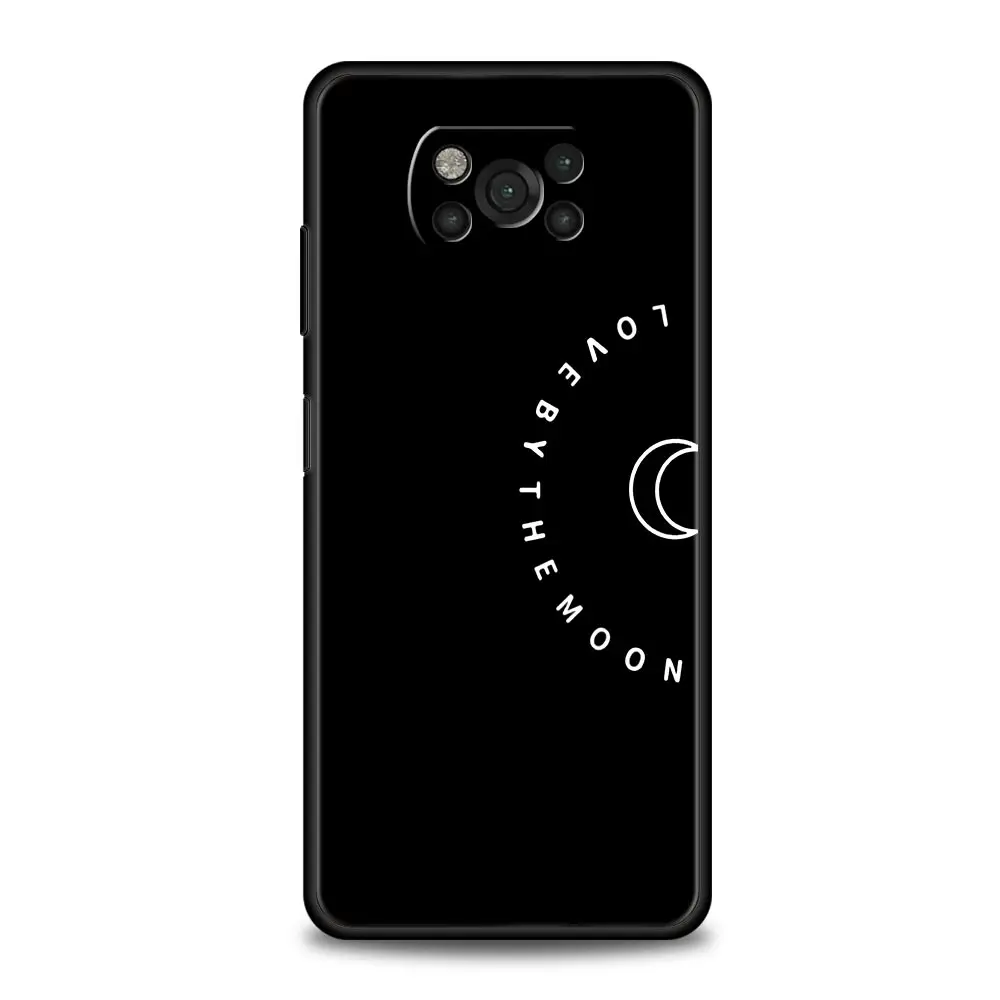 Funda blanca y negra para Xiaomi Poco X5 Pro, carcasa para Poco X4, X3, NFC, F5, F4, F3, GT, M5, M4, 5G, M3, C51, C50, C55 - imagen 2