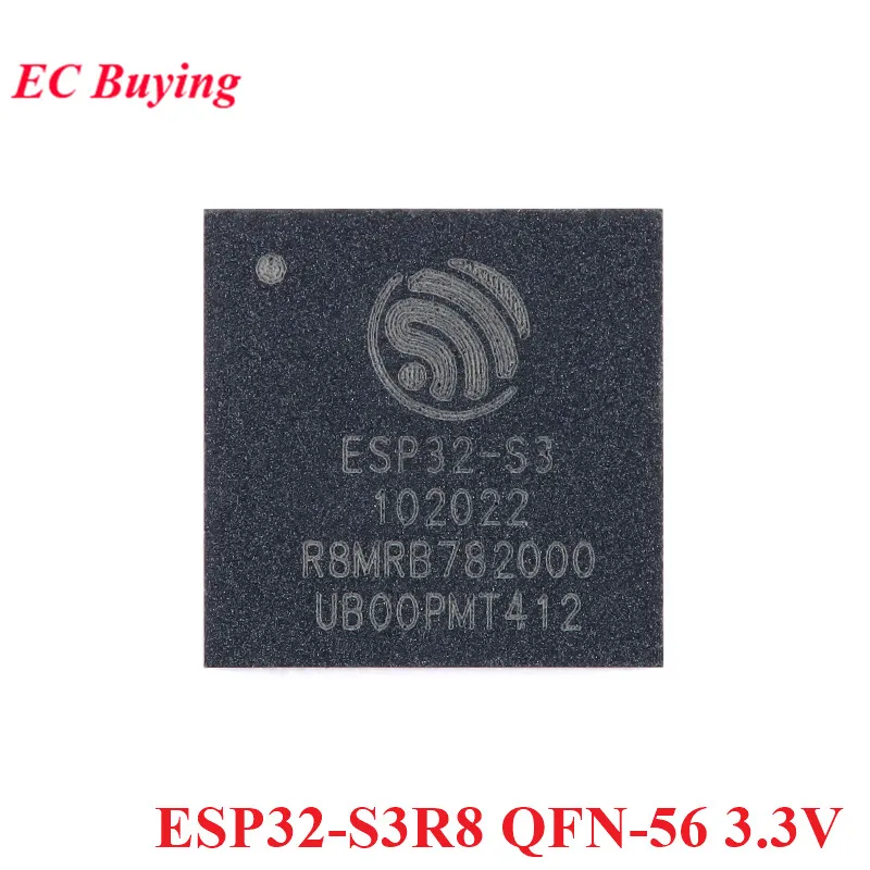 ESP32-S3 ESP32-S3R2 ESP32-S3R8 ESP32-S3R8V ESP32-S3FN8 ESP32-S3FH4R2 QFN-56 WiFi Bluetooth compatible con 5,0 MCU Chip inalámbrico IC - imagen 4