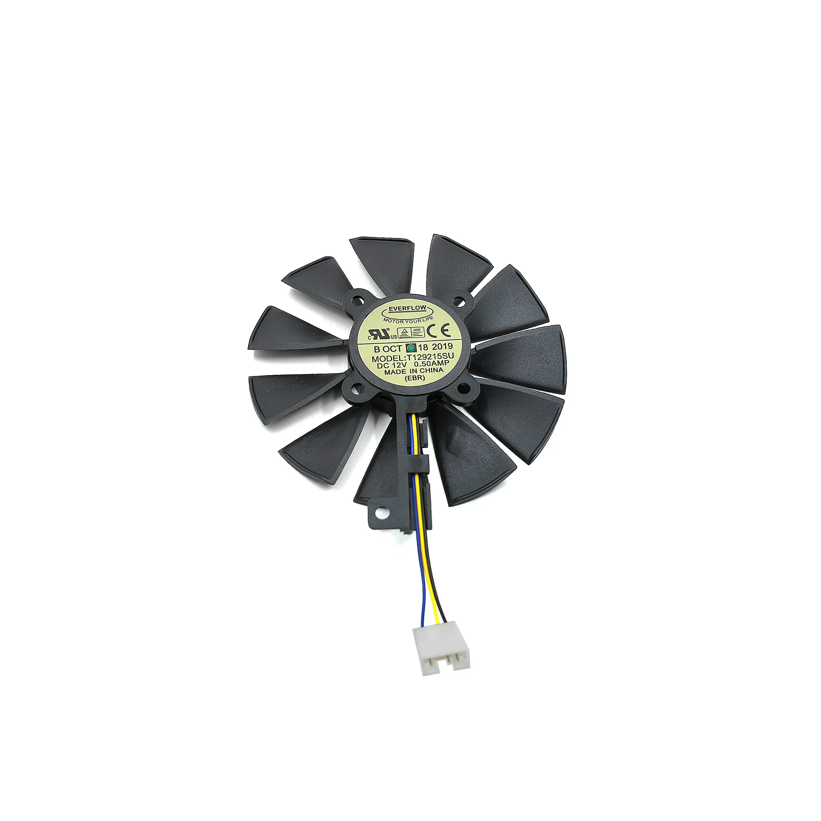 Nuevo ventilador enfriador de 87MM GTX1060 GTX1070 RX480 para ASUS GTX 1060 1070 RX 480 tarjeta gráfica T129215SU PLD09210S12HH ventiladores de refrigeración de 28mm - imagen 5
