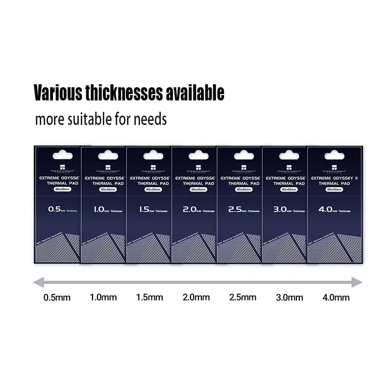Thermalright ODYSSEY Ⅱ 2ª generación 14,8 W/MK almohadilla térmica de silicona CPU/GPU tarjeta gráfica placa base almohadilla térmica 84x45x4,0 - imagen 3