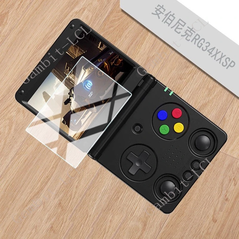 3 uds 9H HD vidrio templado para ANBERNIC RG34XX SP 3,5 pulgadas GameHero ON RG34XXSP reproductor juegos película protectora de pantalla - imagen 2