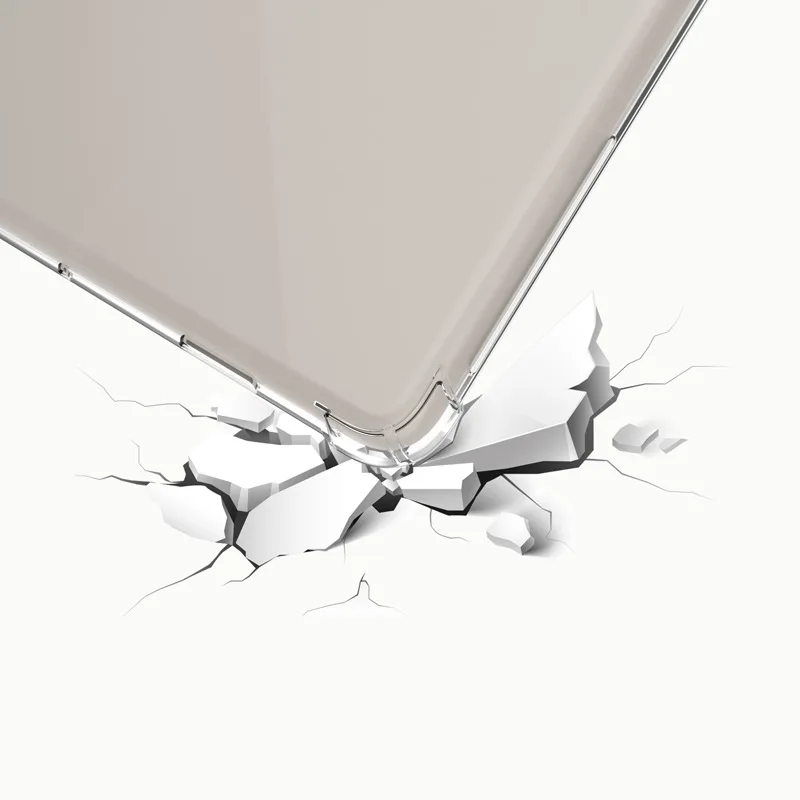 Para Google Pixel Tablet funda 2023 bolsas de aire transparentes protección suave de silicona TPU a prueba de golpes Capa Fundas Shell Skin - imagen 5