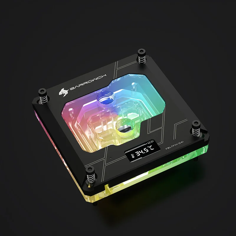 BARROWCH-enfriador de CPU por agua para Intel LGA1700,1200,115X,X99,X299, plataforma con pantalla de temperatura, FBLTFHI-04I - imagen 5