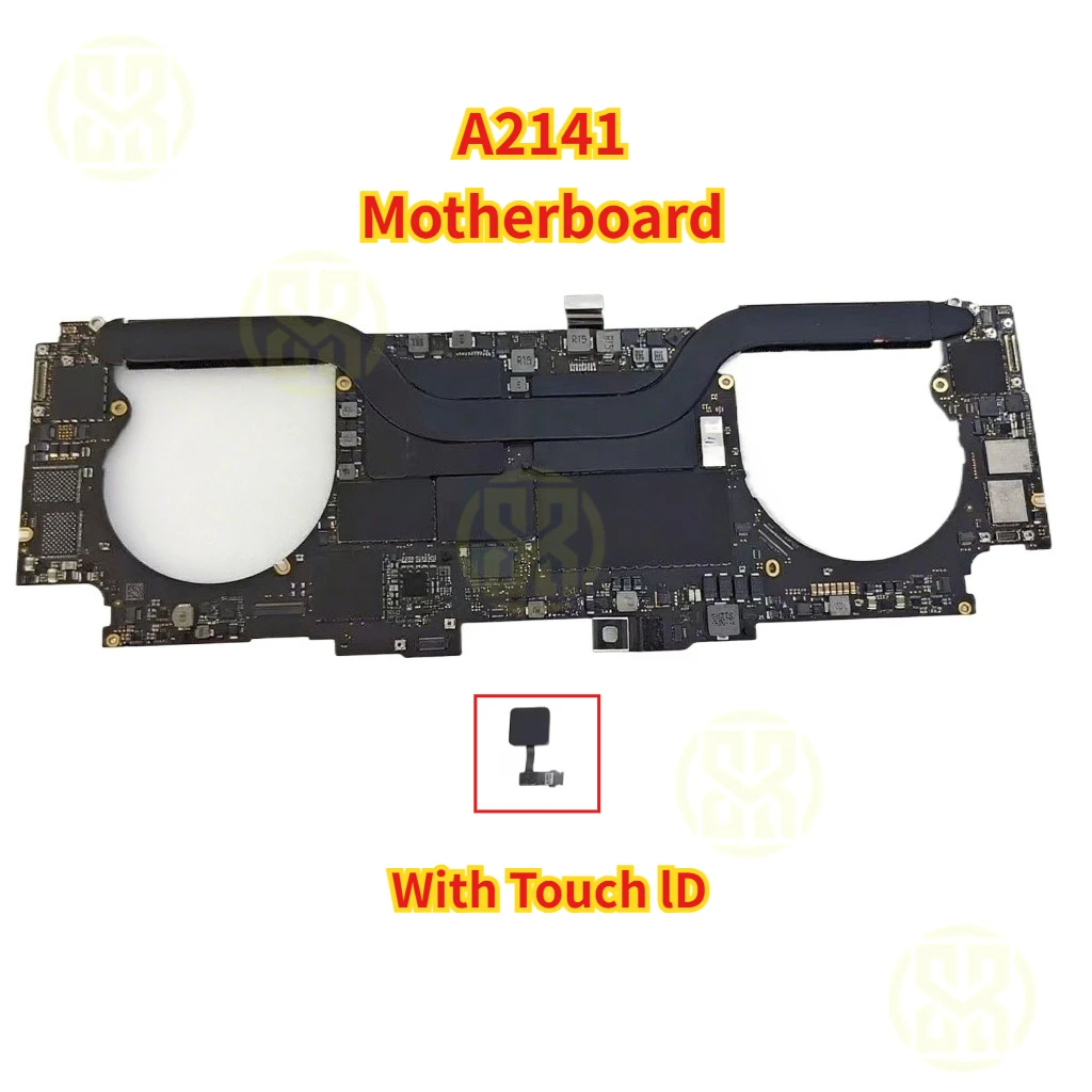 Placa base Original A2141 con ID táctil 820-01700-A/05 para MacBook Pro Retina 16 "placa lógica A2141 i7 i9 512GB 1TB 2019 año