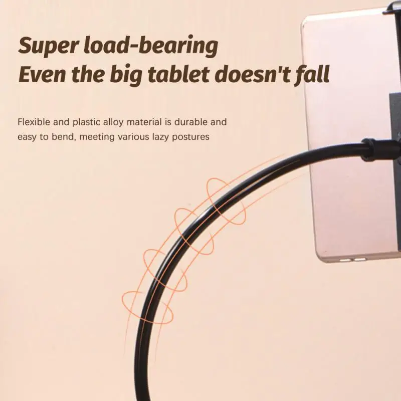 Soporte Universal para teléfono, soporte para tableta, soporte Flexible para montaje en cama de escritorio, soporte de 70/100cm para teléfono móvil - imagen 2
