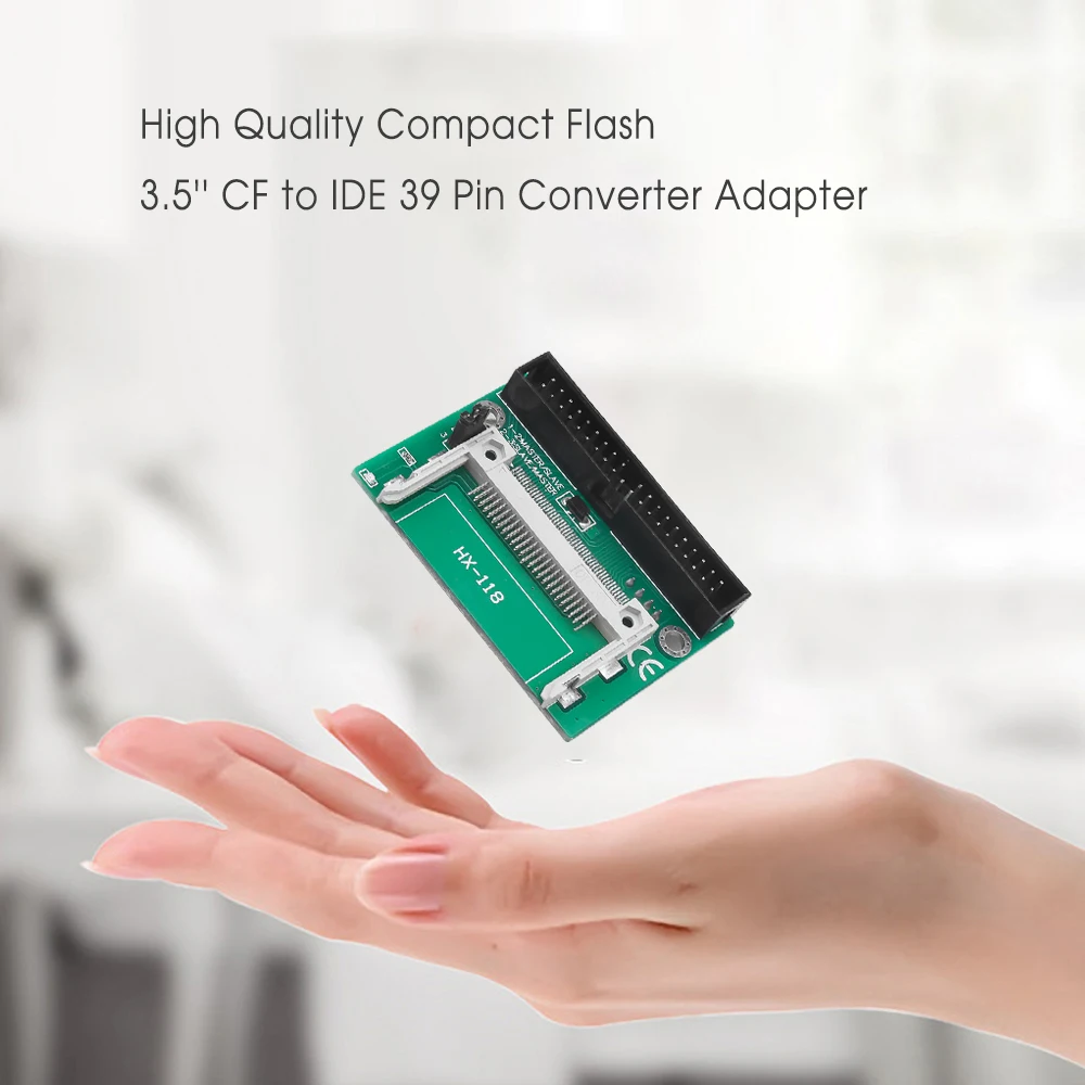 Kebidu 3,5 ''CF a IDE adaptador convertidor de 40 pines conector macho de Flash compacto HDD convertidor de disco duro conector macho - imagen 5