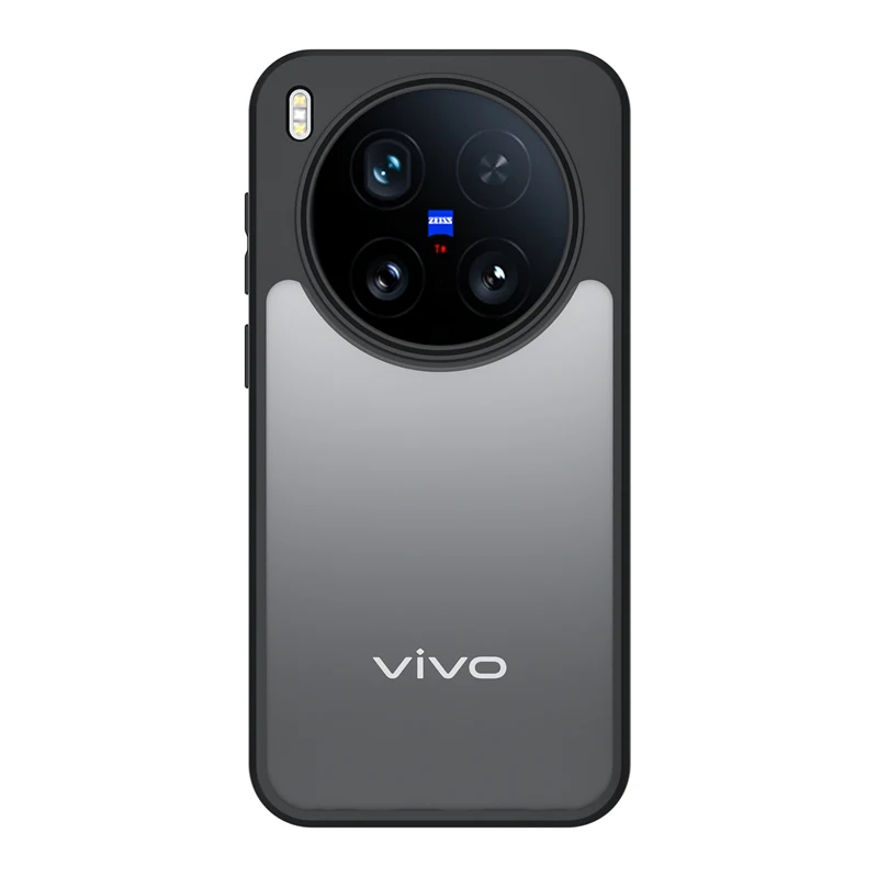 Funda de teléfono hueca con borde negro para vivo X300, Funda protectora transparente para vivo X300, Funda trasera para vivo X300 - imagen 5