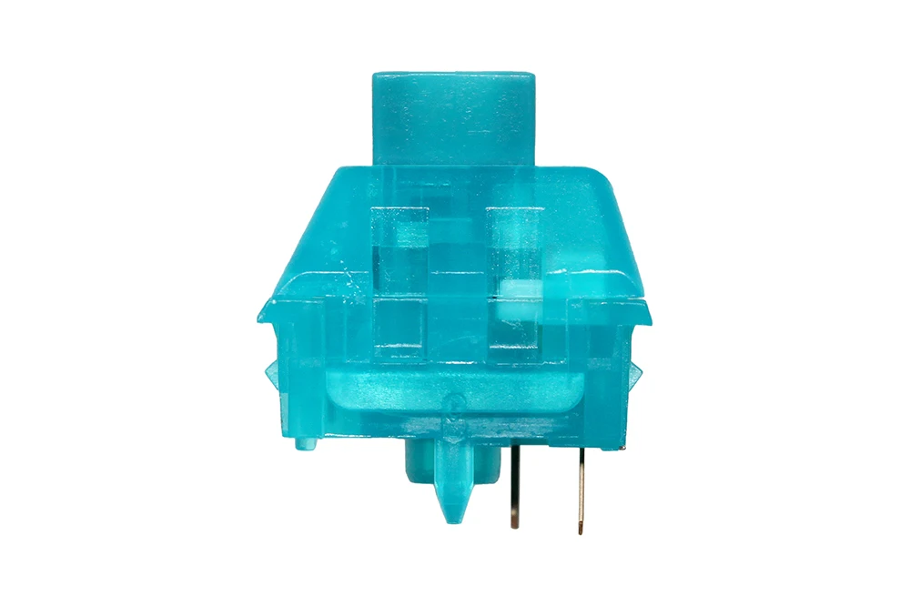 Kailh BOX interruptor de Jade de medianoche para juegos, Teclado mecánico MX Stem, 5 pines, PC, interruptores azules Clicky como caja blanca - imagen 4