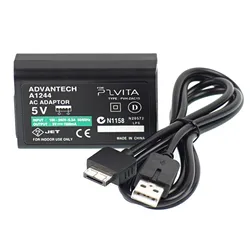 Cargador Sony PS Vita 1000 con Cable USB y Adaptador Corriente