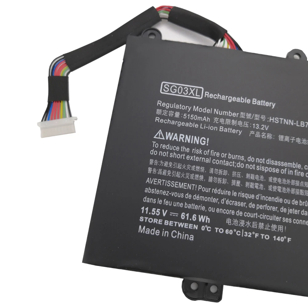 SG03XL 5150mAh/61.6Wh Laptop Battery For HP ENVY 17-U 17T-U M7-U 17T-U100M7-U109DX 17-U163CL 17-U011 Series W7D93UA W2K88UA - imagen 3