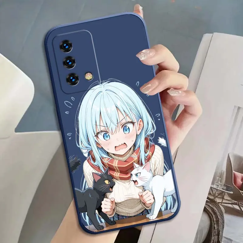 Funda de Anime FanArt Girl para OPPO Ace2 A98 A96 A95 A94 A92 A9 A80 A78 A77 A76 A74 A73 A72 A60 A6 Pro - imagen 2