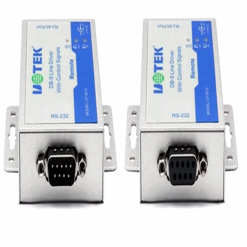 Convertidor aislado de UT-2212/3212 RS-232, adaptador de extensión de refuerzo de línea de aislamiento fotoeléctrico, 1,2 km, RJ45 para línea de comunicación - imagen 3