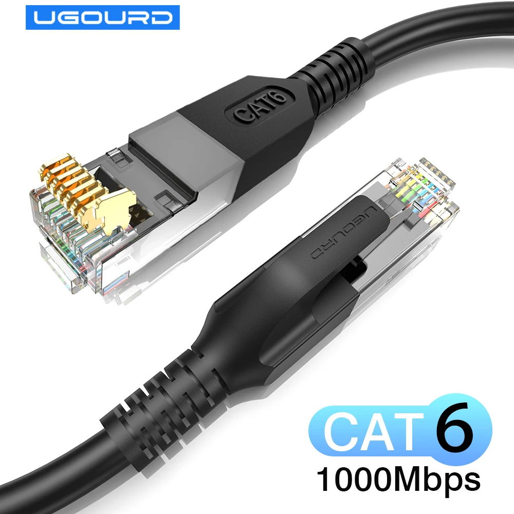 Cable Ethernet CAT 6, Cable plano Cat6 Lan Gigabit 1000mbps UTP RJ45, Cable de conexión de red de 1m-30m para enrutador de módem divisor de interruptor
