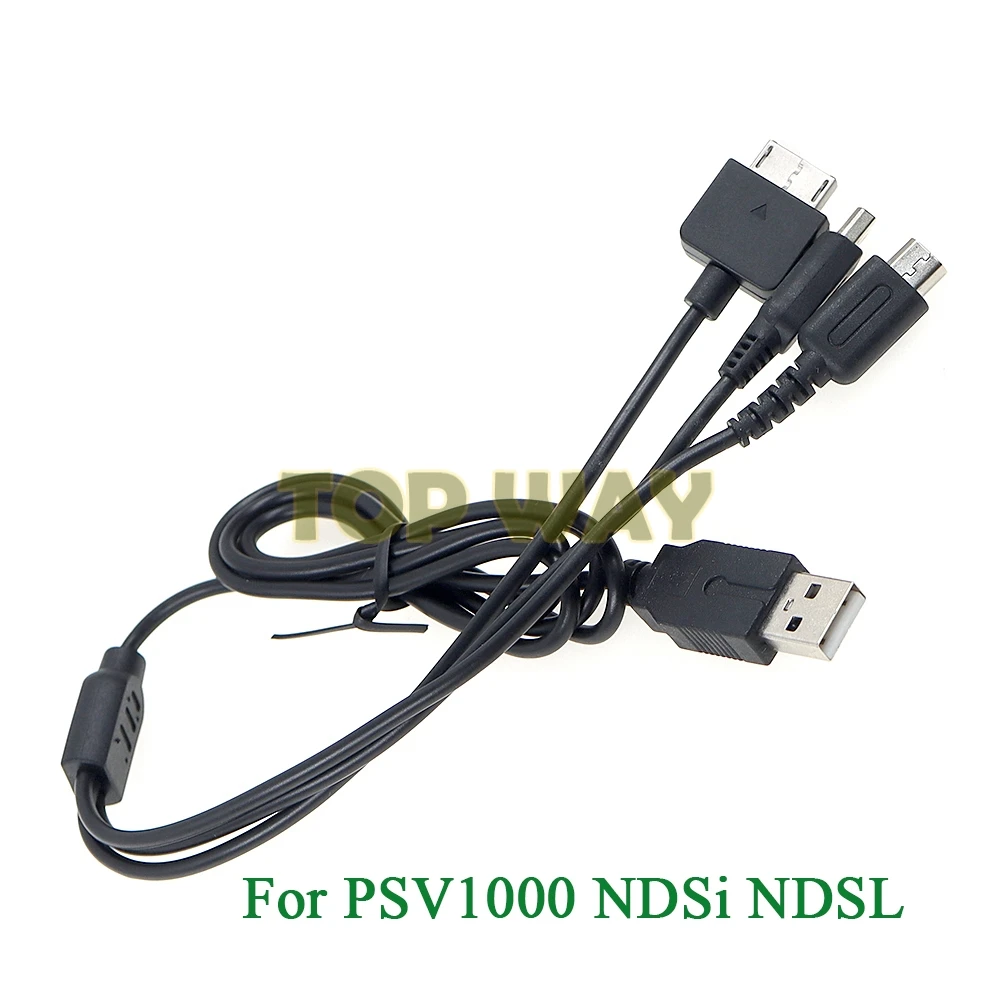 1 Uds. Cable de carga para cargador de energía USB 3 en 1 para Nintendo NDSL NDSI PSV1000 PSV 1000 Cables de carga - imagen 3