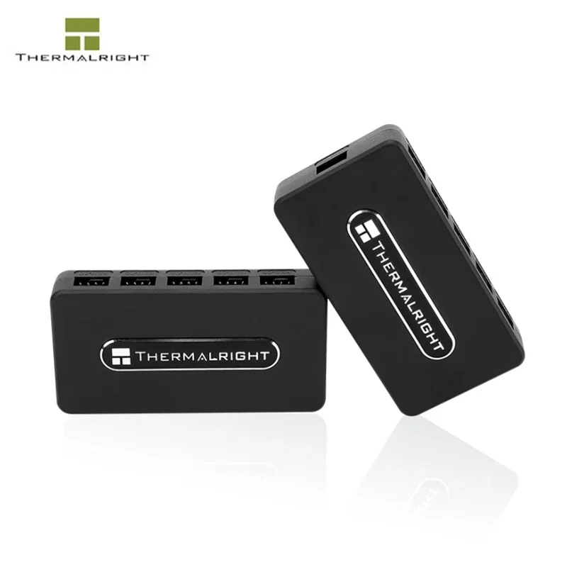 Controlador HUB de ventilador Thermalright REV.A, ventilador con cubierta de PC, 1 a 10 HUB, divisor PWM de 4 pines, Control de placa base compatible con fuente de alimentación STAT - imagen 3