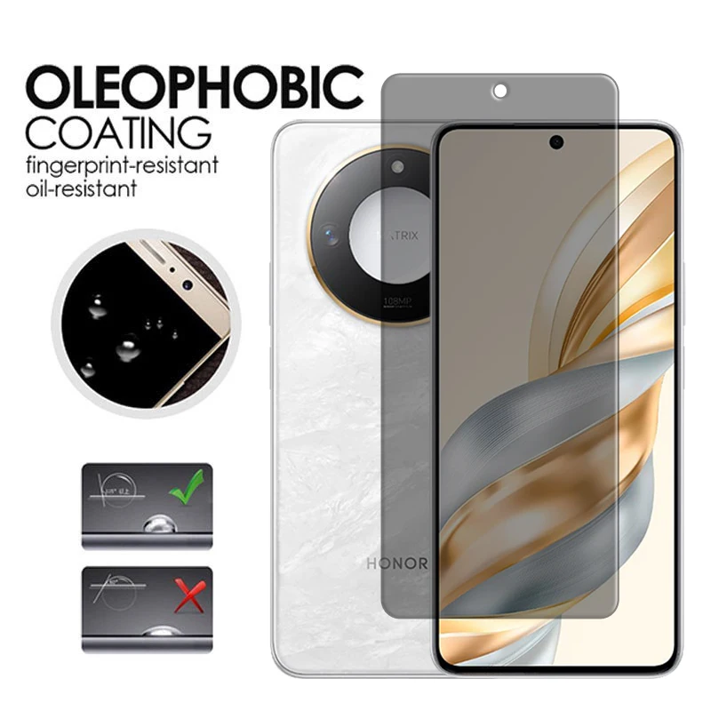 Para Honor X60 5G vidrio para Honor X60 5G vidrio templado 6,8 pulgadas Anti-espía Protector de pantalla de privacidad para Honor X60 5G película de lente - imagen 4