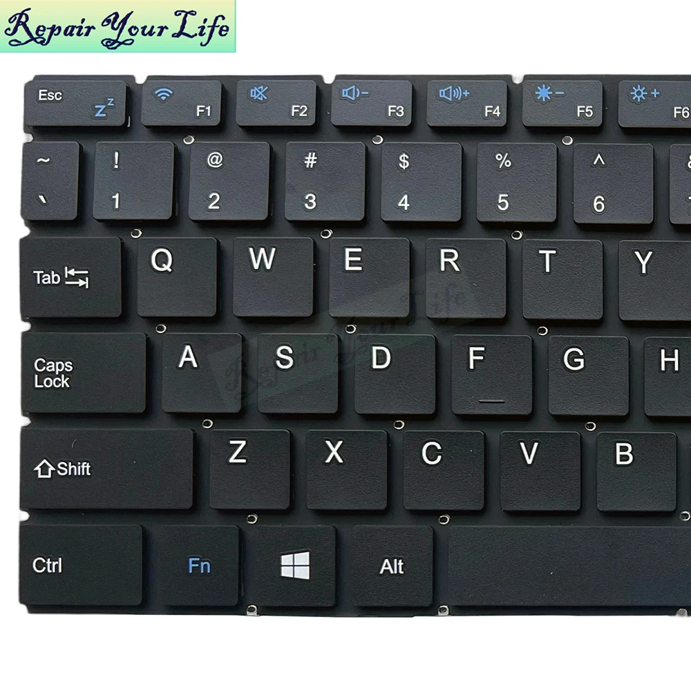 Teclado Inglés de EE. UU. para HaSee X5 A9 HW15S01 HW15S02 teclados de repuesto para portátil EE. UU. Estados Unidos sin retroiluminación Teclado - imagen 3