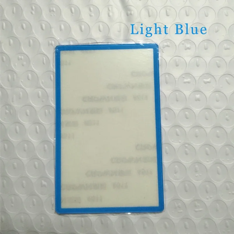 1 unidad 2 uds 2DS cristal colorido superior pantalla LCD lente protectora cubierta de espejo de vidrio con cinta adhesiva pegatina - imagen 4