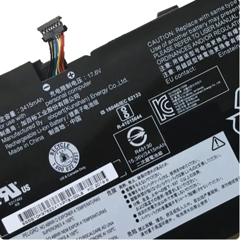 L17C4P71 01AV474 01AV475 L17M4P71 SB10K97623 01AV499 L17C3P71 batería Original para Lenovo X1 YOGA GEN 3 2018 - imagen 3
