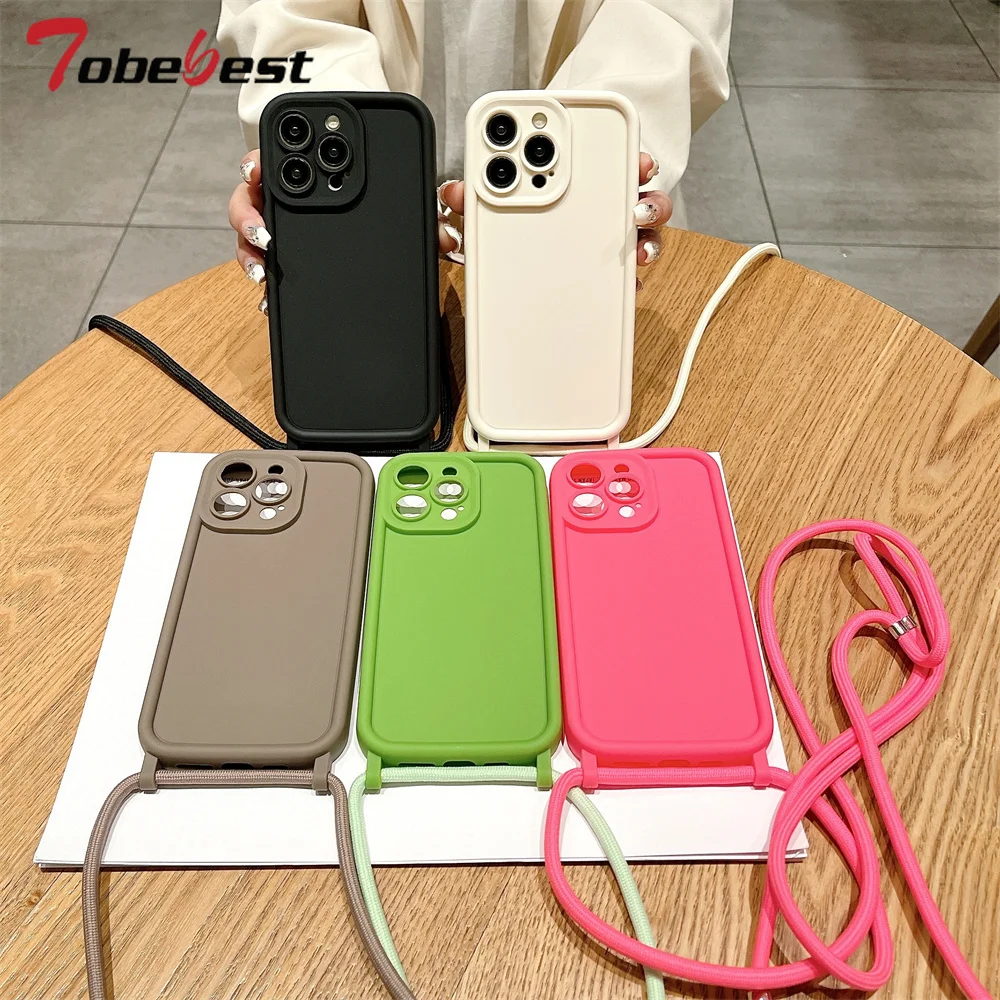 Funda cruzada con correa de cordón ajustable para Samsung Galaxy A16 A06 A15 A25 A35 A55 A14 A24 A34 A54 A05 A05S 4G 5G - imagen 3