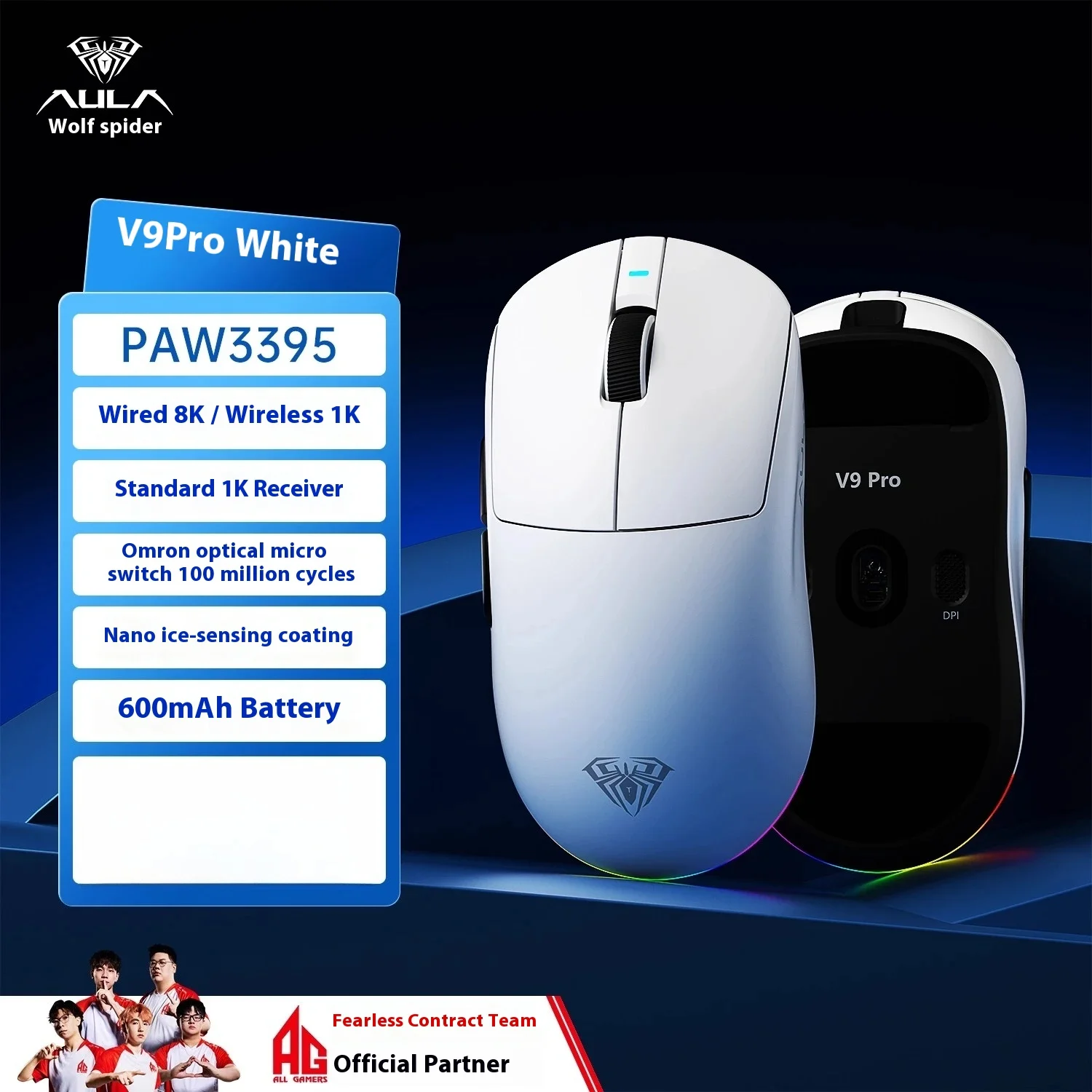 V9 Pro White