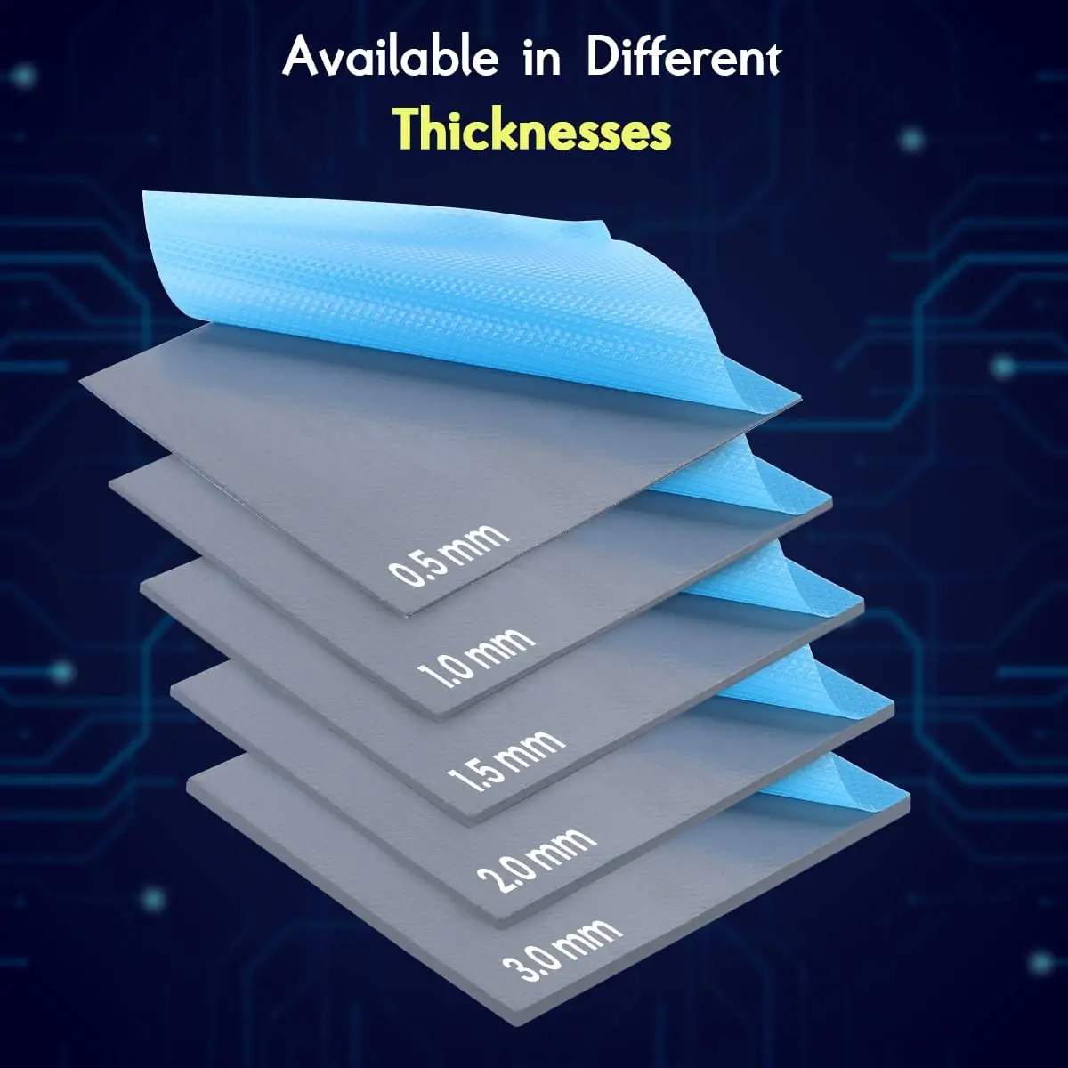 GELID Solutions gp-ultimate 15W/MK almohadilla térmica CPU/GPU, placa base gráfica, almohadilla térmica de grasa de silicona - imagen 3