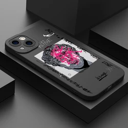 Graffiti gran arte estético David funda para iPhone 15 Pro Max fundas iPhone 14 13 12 11 XS Max XR X 7 8 Plus SE 2 2020 funda suave