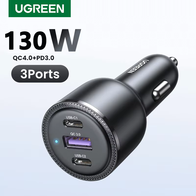 Ugreen Cargador Coche USB-C PD 130W para iPhone Tablets