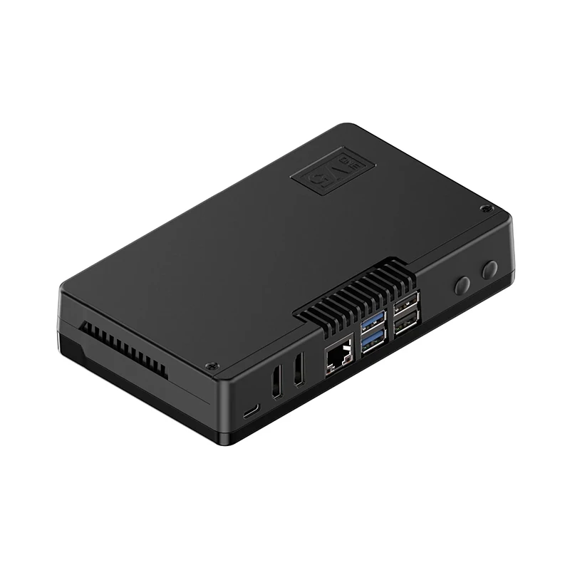 Caja Argon ONE V5 M.2 NVME para Raspberry Pi 5, carcasa de aluminio, ventilador PWM de 30mm, placa de expansión de ranura PCIe NVMe única/doble integrada - imagen 3