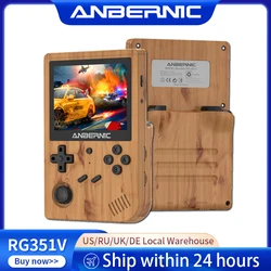 ANBERNIC RG351V Consola Retro Portátil Linux con Pantalla IPS 3,5" y WiFi