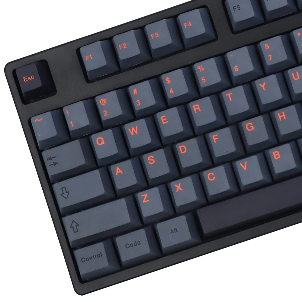 GMK-teclas de Cinder, teclas de perfil de cereza japonés, inglés, PBT, 5 lados, sublimación, Teclado mecánico, para MX Switch 61/63/64 - imagen 3